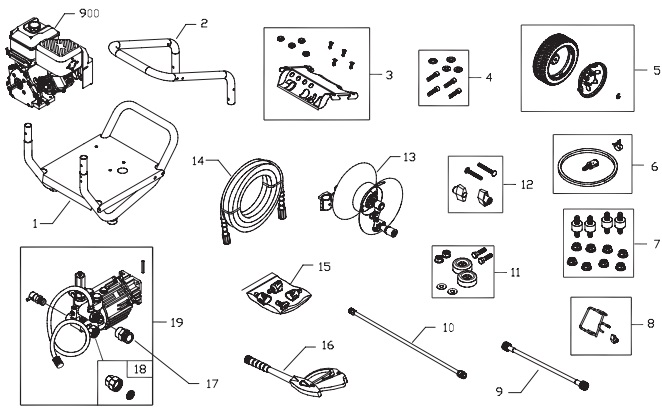 briggs & stratton 020364 replacement parts and manuals